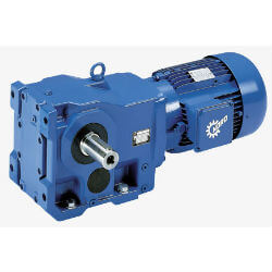 nord helical bevel geared motor